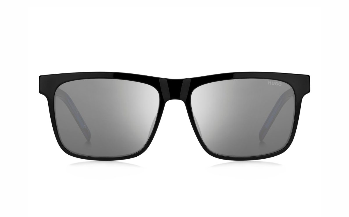 نظارة شمسية هوغو بوس HUG 1242/S D51/DC حجم العدسة 56 شكل الاطار مستطيل لون العدسة فضي رجالي