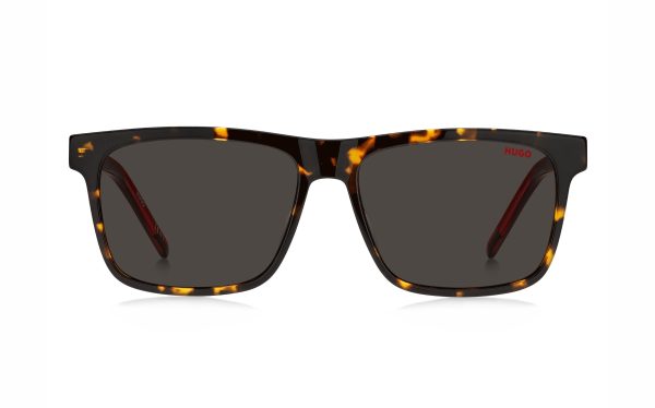 Hugo Boss Sunglasses HUG 1242/S O63/IR Lens Size 56 Frame Shape Rectangle Lens Color Gray for Men