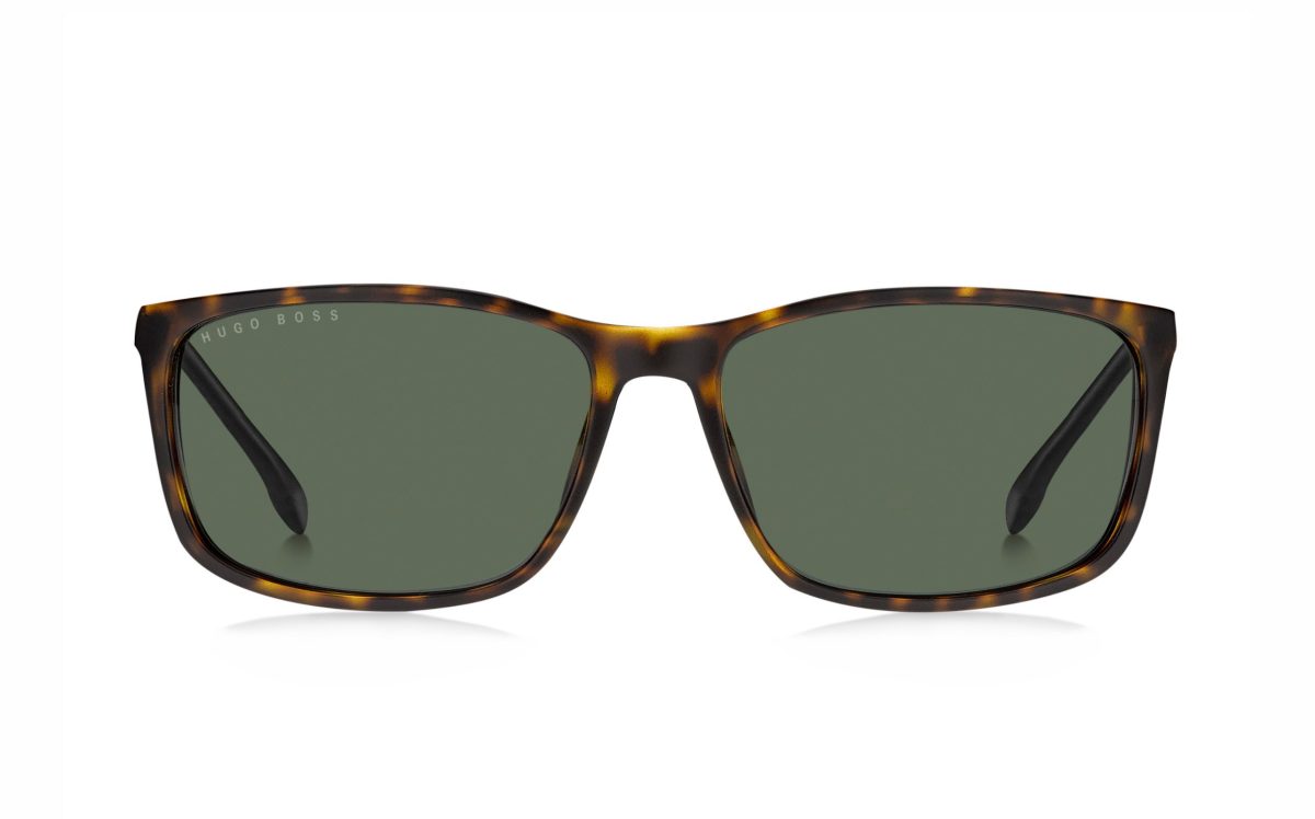 Hugo Boss Sunglasses HUG 1248/S N9P/QT Lens Size 60 Frame Shape Rectangle Lens Color Green for Men