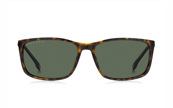 نظارة شمسية هوغو بوس HUG 1248/S N9P/QT حجم العدسة 60 شكل الاطار مستطيل لون العدسة أخضر رجالي