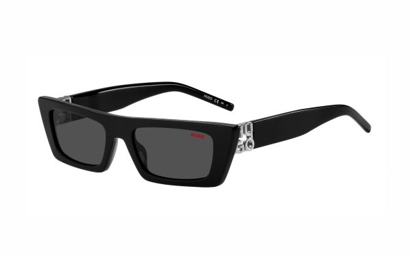 Hugo Boss Sunglasses HUG 1256/S 807/IR Lens Size 52 Frame Shape Rectangle Lens Color Gray for Women