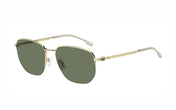 Hugo Boss Sunglasses HUG 1538/S/SK J5G/QT Lens Size 57 Frame Shape Hexagon Lens Color Green for Men