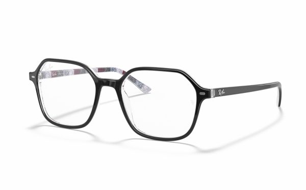 Ray-Ban John Eyeglasses RX 5394 5089 lens size 51, square frame shape, unisex