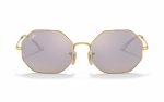 Ray-Ban Octagon Sunglasses RB 1972 001/B3 Lens Size 54 Frame Shape Octagon Lens Color Gray for Women