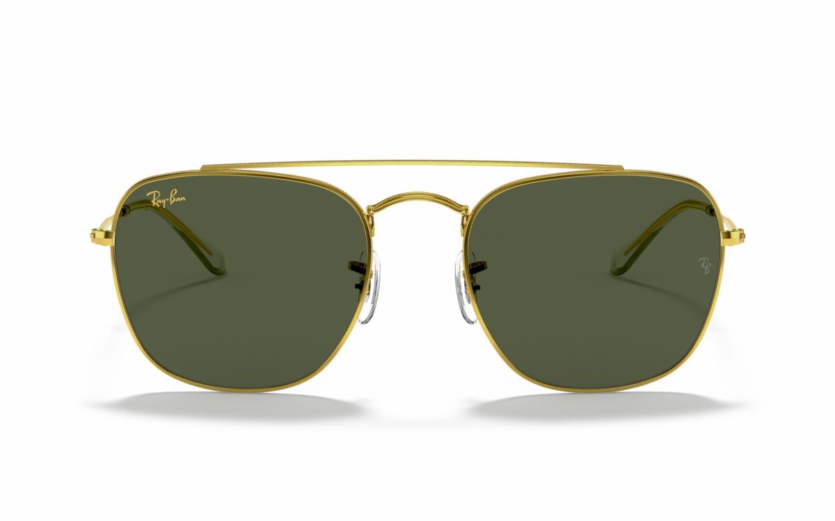 Ray-Ban Sunglasses RB 3557 9196/31 Lens Size 51 Frame Shape Square Lens Color Green for Men