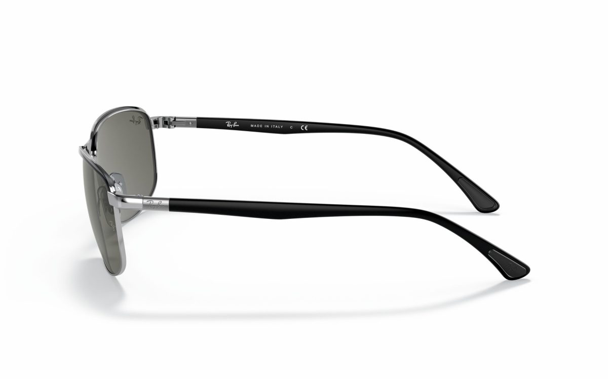 Ray-Ban Sunglasses RB 3671 9144/B1 Lens Size 60 Square Frame Shape Lens Color Gray for Men