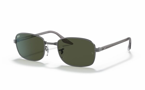 نظارة شمسية راي بان RB 3690 004/31 حجم العدسة 51 و 54 شكل الاطار مربع لون العدسة أخضر للجنسين