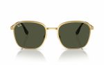 Ray-Ban Sunglasses RB 3720 001/31 Lens Size 55 Frame Shape Square Lens Color Green For Unisex
