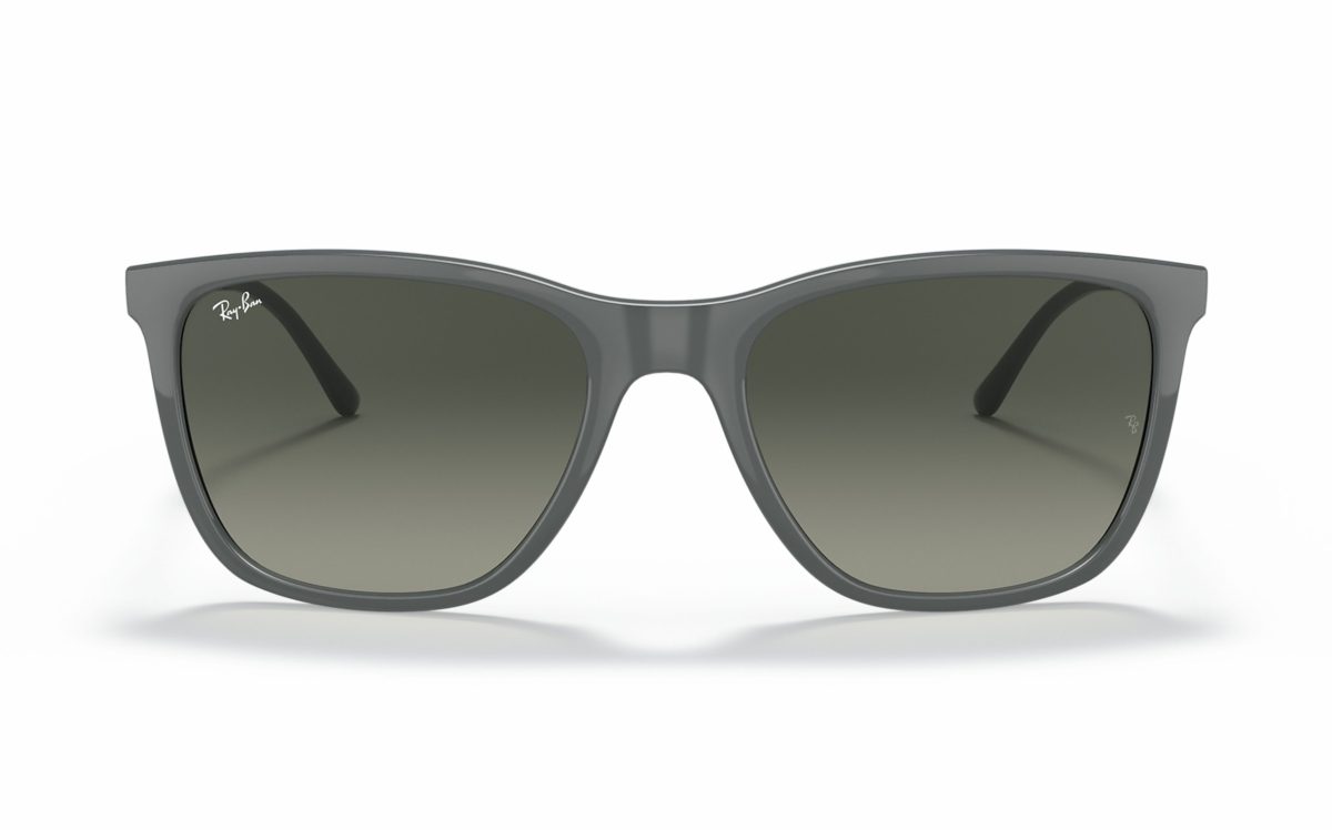 Ray-Ban Sunglasses RB 4344 6536/71 Lens Size 56 Square Frame Shape Lens Color Gray for Unisex