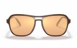 Ray-Ban State Side Sunglasses RB 4356 6547/B4 Lens Size 58 Frame Shape Square Lens Color Orange Unisex