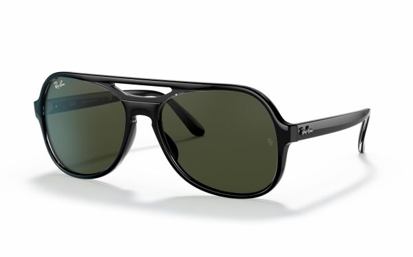 Ray-Ban Powderhorn Sunglasses RB 4357 6545/31 Lens Size 58 Frame Shape Aviator Lens Color Green Unisex