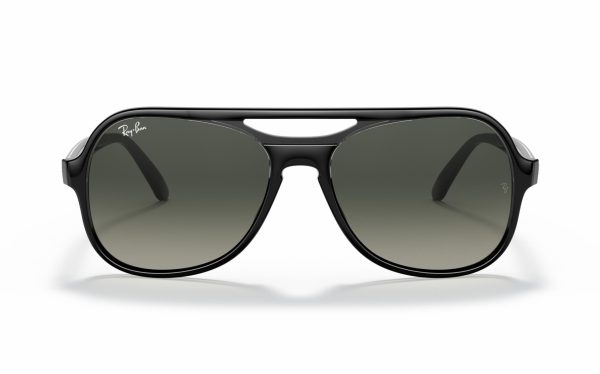 Ray-Ban Powderhorn Sunglasses RB 4357 6545/71 Lens Size 58 Frame Shape Aviator Lens Color Gray Unisex