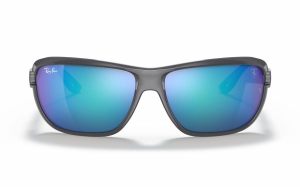نظارة شمسية راي بان سكوديريا فيراري كولكشن RB 4365-M F624/55 حجم العدسة 62 شكل الاطار مربع لون العدسة أزرق للجنسين