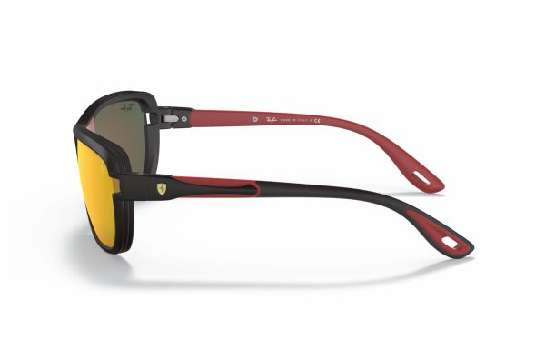 Ray-Ban Scuderia Ferrari Collection Sunglasses RB 4365-M F602/6Q Lens Size 62 Frame Shape Square Lens Color Red Unisex