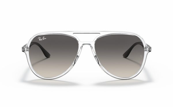 Ray-Ban Sunglasses RB 4376 647711 Lens Size 57 Frame Shape Aviator Lens Color Gray for Unisex