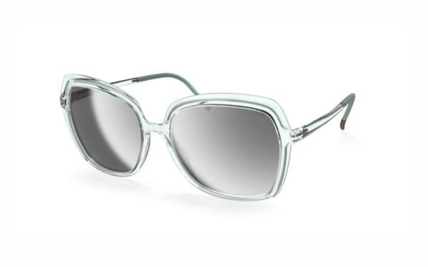 Silhouette Aventura Sunglasses 3193 5010 Square Frame Shape Lens Color Silver for Women