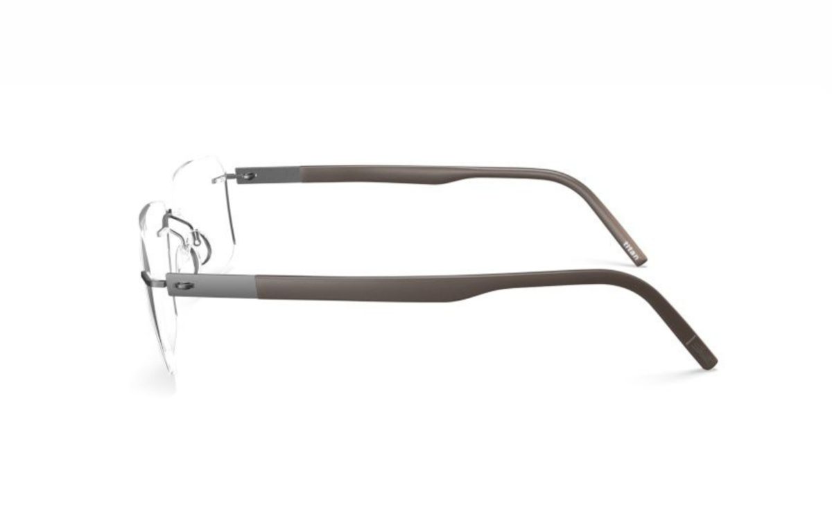 Silhouette Identity Eyeglasses 5535 6560 lens size 54 square frame shape for unisex