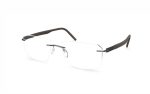 Silhouette Identity Eyeglasses 5535 6560 lens size 54 square frame shape for unisex