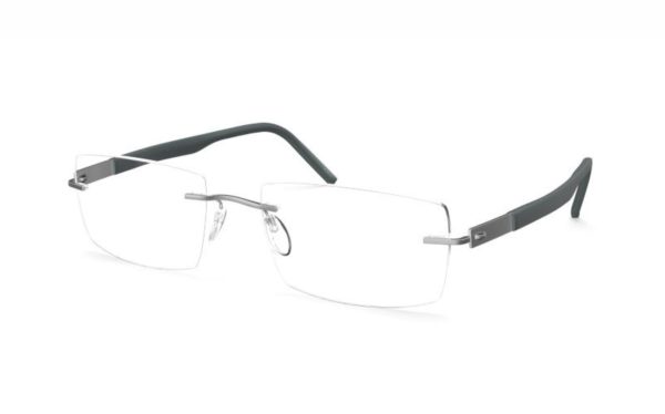 Silhouette Identity Eyeglasses 5535 7210 Lens Size 53 Square Frame Shape for Unisex