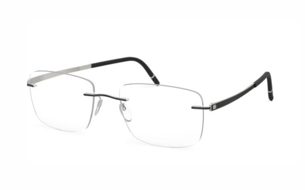 Silhouette Momentum Eyeglasses 5529 9010 lens size 54 square frame shape for unisex