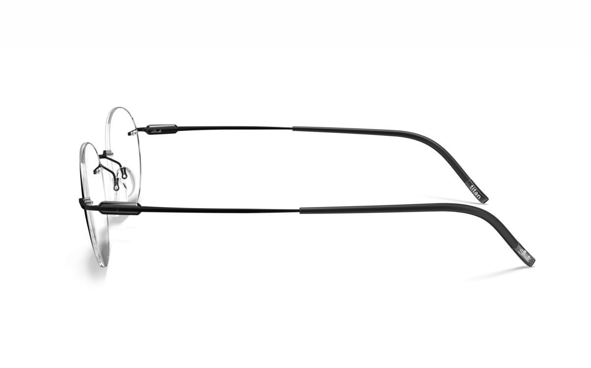 Silhouette Purist Eyeglasses 5561 9040 Lens Size 49 Round Frame Shape for Unisex