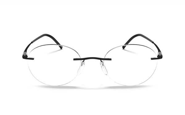 Silhouette Purist Eyeglasses 5561 9040 Lens Size 49 Round Frame Shape for Unisex