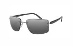 Silhouette Spielberg Sunglasses 8722 6560 Frame Shape Rectangle Lens Color Gray For Men