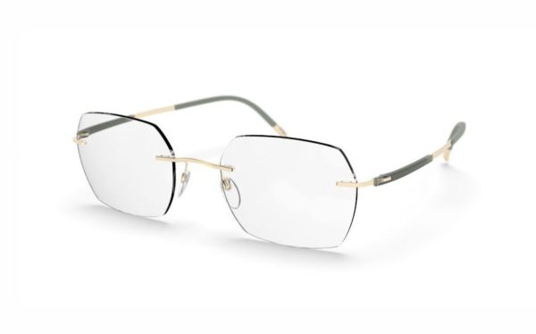 Silhouette Titan Dynamics Contour Eyeglasses 5540 7530 Lens Size 50 Hexagonal Frame Shape for Unisex