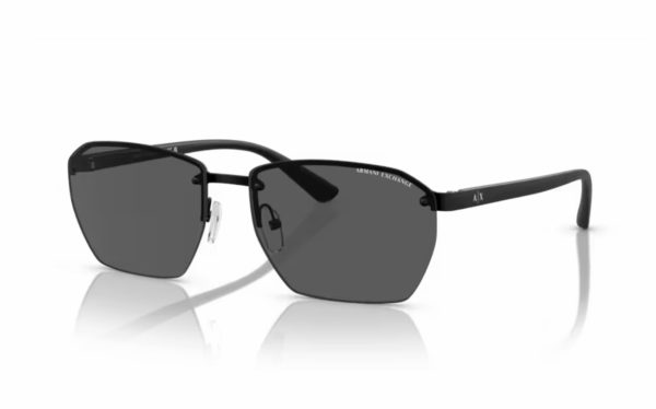 Armani Exchange Sunglasses AX 2048S 6000/87 Lens Size 59 Frame Shape Rectangle Lens Color Gray for Men