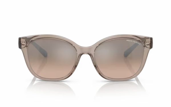 Armani Exchange Sunglasses AX 4127S 8240/8Z Lens Size 54 Frame Shape Cat Eye Lens Color Brown for Women