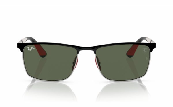 Ray-Ban Sunglasses RB 3726-M F060/71 Lens Size 57 Frame Shape Rectangle Lens Color Green for Unisex