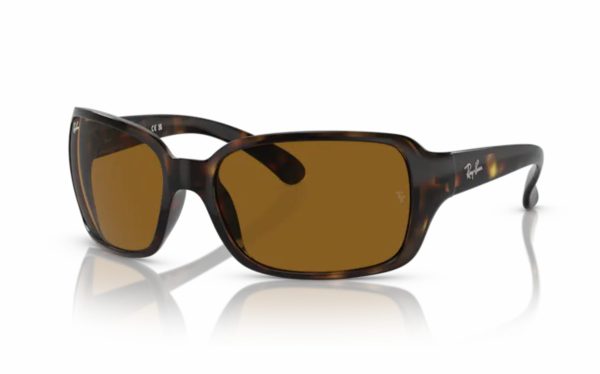 Ray-Ban Sunglasses RB 4068 642/33 Lens Size 60 Frame Shape Square Lens Color Brown for Women