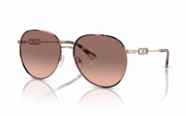 Michael Kors Sunglasses MK 1128J 110813 Lens Size 58 Frame Shape Aviator Lens Color Brown for Women