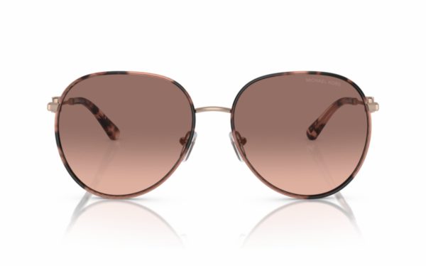 Michael Kors Sunglasses MK 1128J 110813 Lens Size 58 Frame Shape Aviator Lens Color Brown for Women