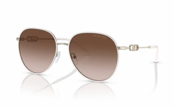 Michael Kors Sunglasses MK 1128J 123313 Lens Size 58 Frame Shape Aviator Lens Color Brown for Women