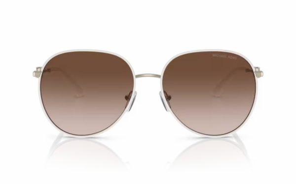 Michael Kors Sunglasses MK 1128J 123313 Lens Size 58 Frame Shape Aviator Lens Color Brown for Women
