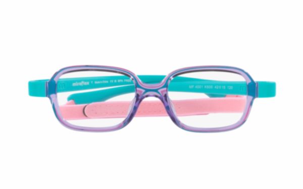 Miraflex Eyeglasses MF 4001 K600 Lens Size 46 Frame Shape Rectangle for Children
