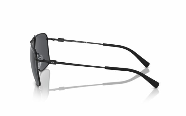 Armani Exchange Sunglasses AX 2050S 6000/87 Lens Size 60 Frame Shape Aviator Lens Color Gray for Men