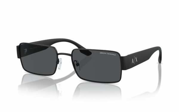 Armani Exchange Sunglasses AX 2052S 6000/87 Lens Size 57 Frame Shape Rectangle Lens Color Gray for Men
