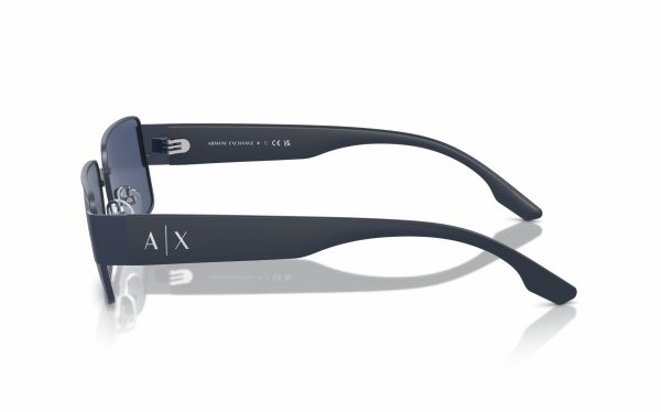 نظارة شمسية أرماني إكسشينج AX 2052S 6099/80 حجم العدسة 57 شكل الاطار مستطيل لون العدسة أزرق رجالي