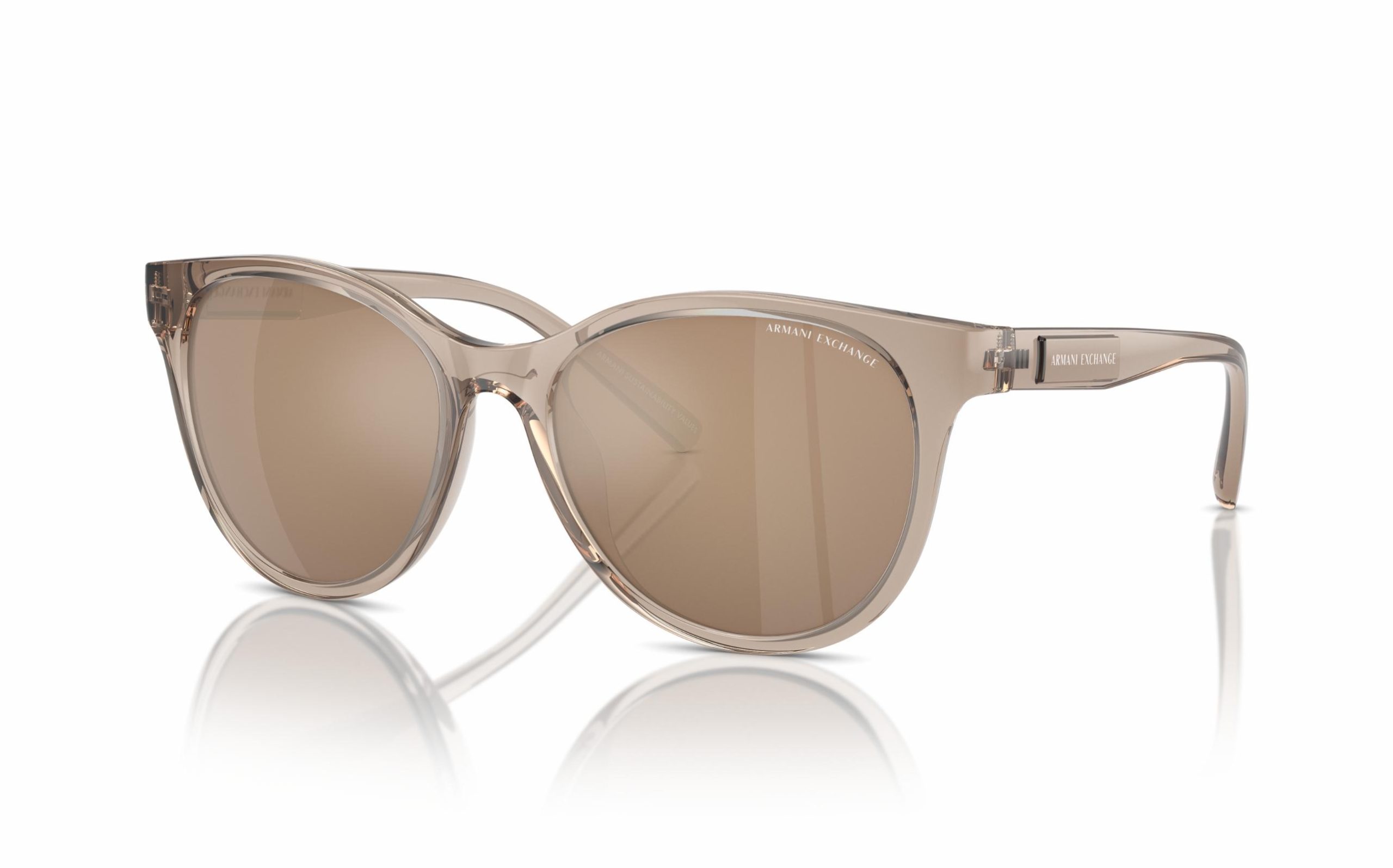 Armani Exchange Sunglasses AX 4144SU 8344/7P Brown | عالم النظارات 