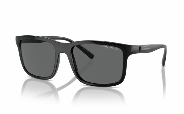 Armani Exchange Sunglasses AX 4145S 8158/87 Lens Size 57 Frame Shape Rectangle Lens Color Gray for Men
