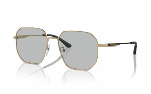 Emporio Armani Sunglasses EA 2154D 3002/87 Lens Size 57 Frame Shape Square Lens Color Gray for Men