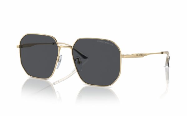 Emporio Armani Sunglasses EA 2154D 3013/87 Lens Size 57 Frame Shape Square Lens Color Gray for Men