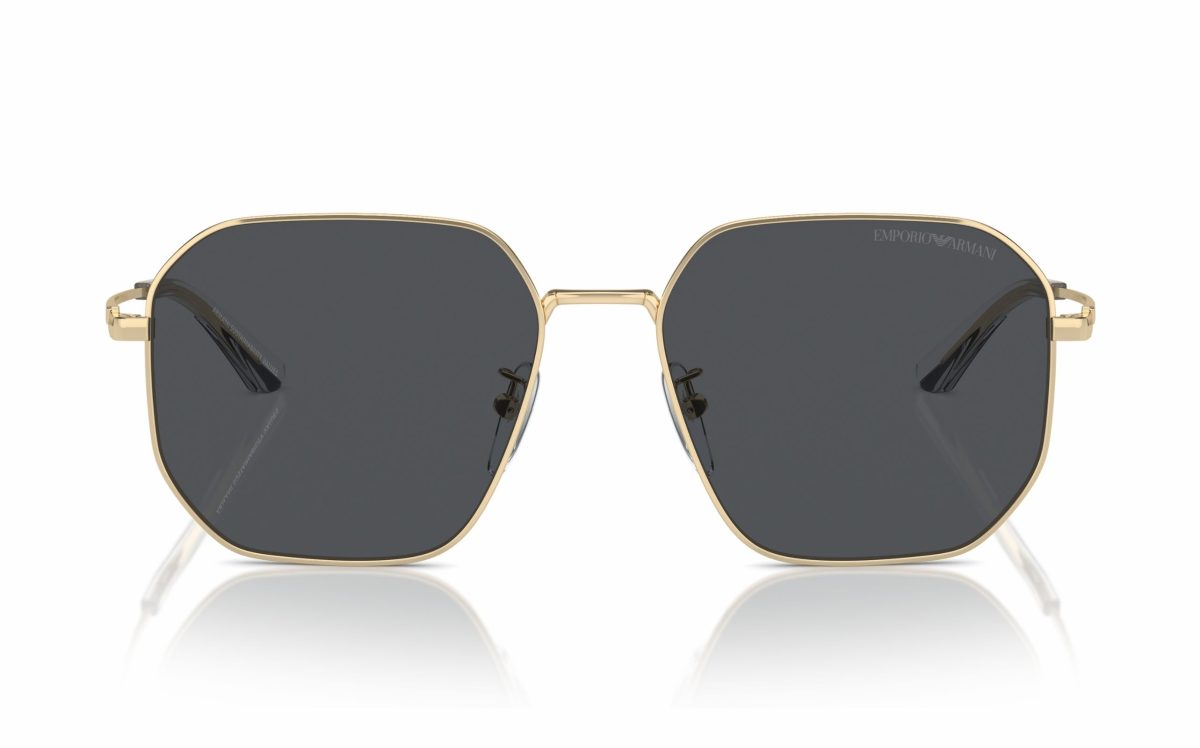 Emporio Armani Sunglasses EA 2154D 3013/87 Lens Size 57 Frame Shape Square Lens Color Gray for Men