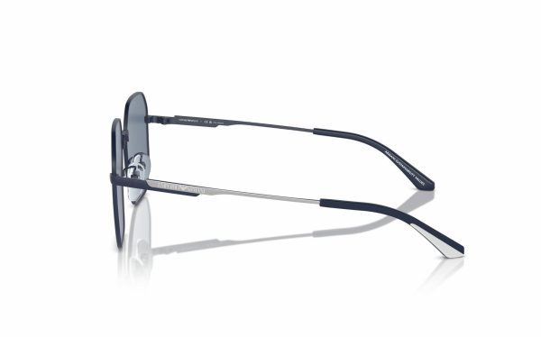 Emporio Armani Sunglasses EA 2154D 3018/2V Lens Size 57 Frame Shape Square Lens Color Blue Polarized for Men