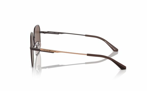 Emporio Armani Sunglasses EA 2154D 3201/73 Lens Size 57 Frame Shape Square Lens Color Brown for Men