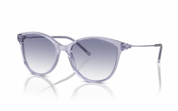 Emporio Armani Sunglasses EA 4220 6111/79 Lens Size 54 Frame Shape Cat Eye Lens Color Blue for Women