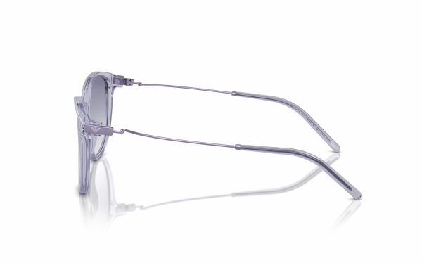 Emporio Armani Sunglasses EA 4220 6111/79 Lens Size 54 Frame Shape Cat Eye Lens Color Blue for Women
