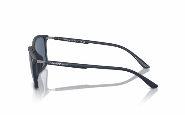 Emporio Armani Sunglasses EA 4223U 5088/80 Lens Size 56 Frame Shape Rectangle Lens Color Blue for Men